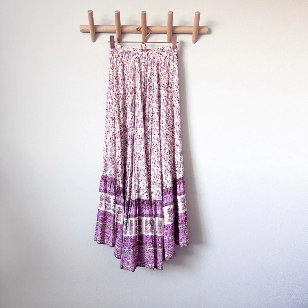 Spell Castaway High Low Multicolor Maxi Skirt - Picture 7 of 12